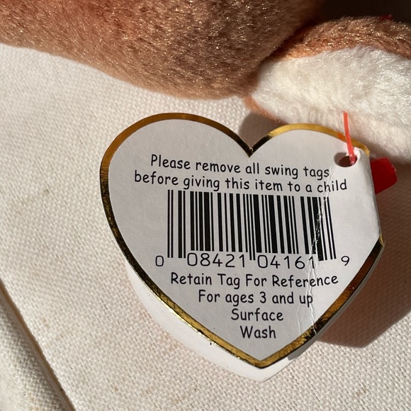 Pouch Ty Beanie Baby 1996 Retired, Mint - Picture 2 of 4